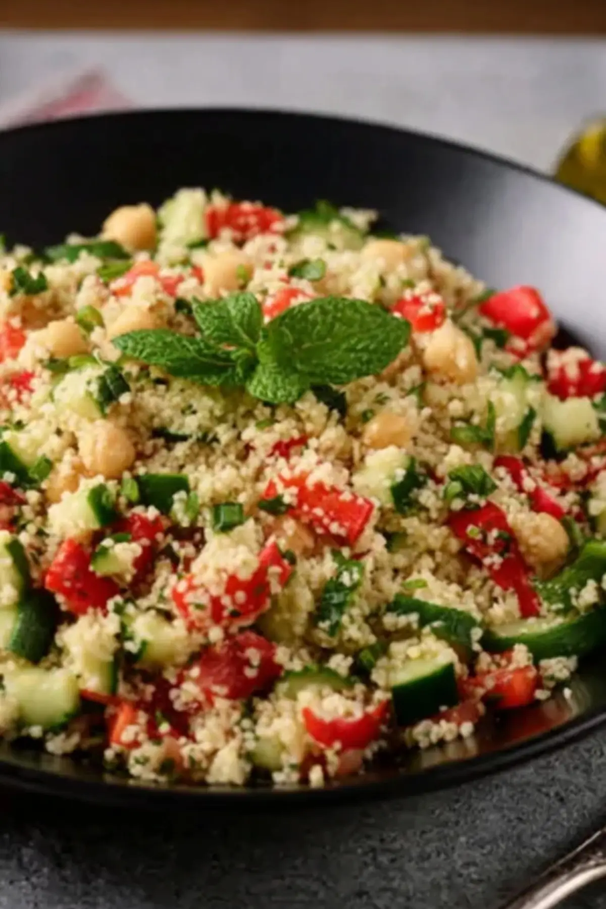 Couscous-Salat mit Minze – 5 Minuten Rezept - Kochkomplizin
