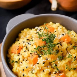 Cremiges Hokkaido Kürbisrisotto Rezept
