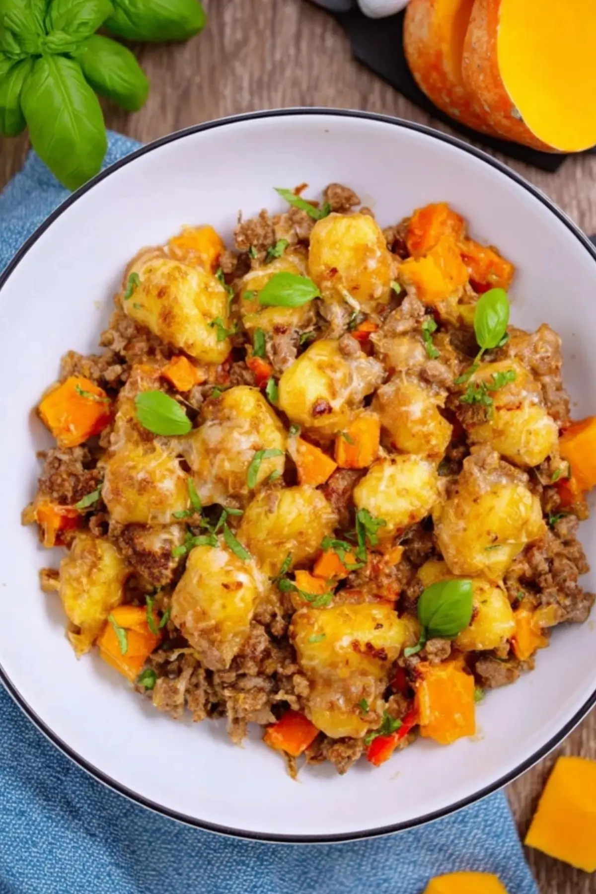 Gnocchi-Pfanne mit Hackfleisch und Kürbis – 30 Minuten - Kochkomplizin