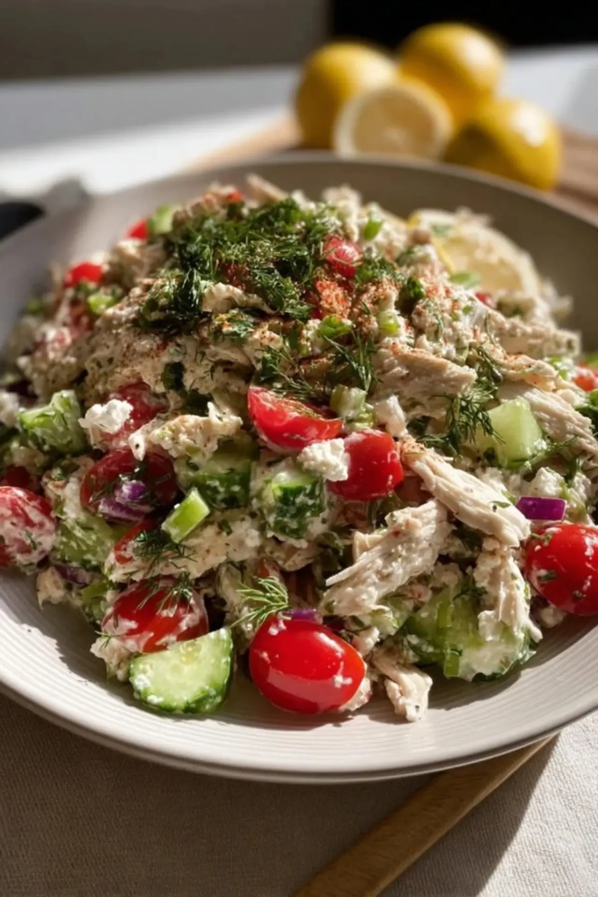 Griechischer Tzatziki-Hühnersalat