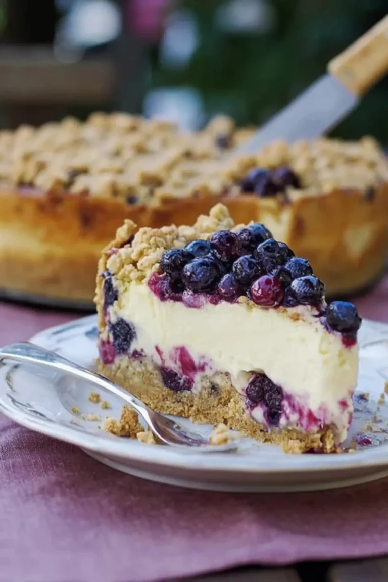Heidelbeer-Streusel-Käsekuchen