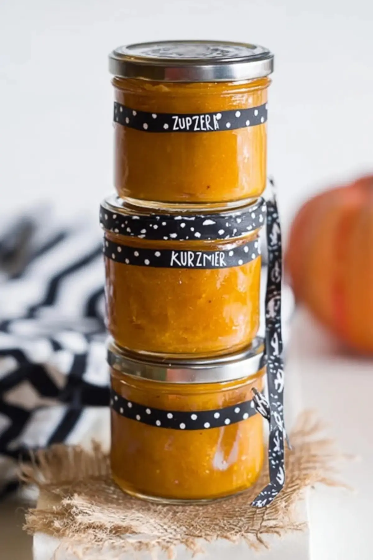 Kürbis-Apfel-Zimt-Marmelade