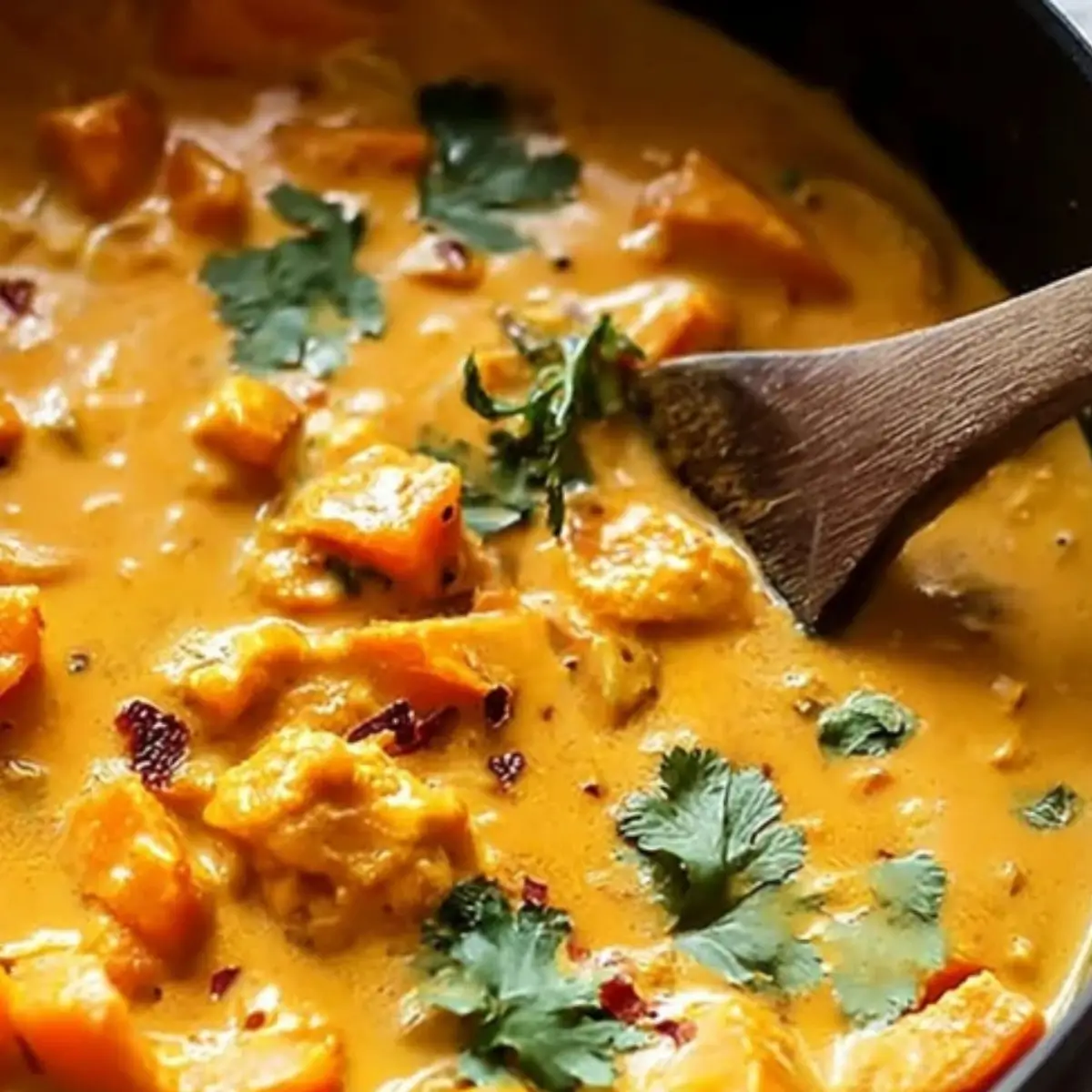 Kürbis-Curry mit Kokosmilch – 30 Minuten einfach und lecke - Kochkomplizin