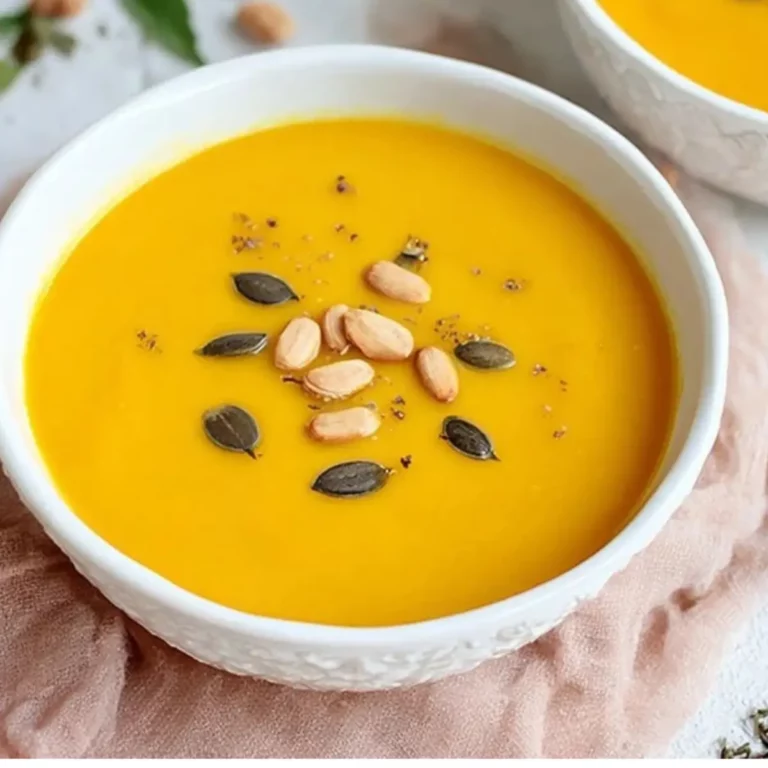 Kürbissuppe mit Kartoffeln