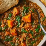 Linseneintopf mit Kürbis