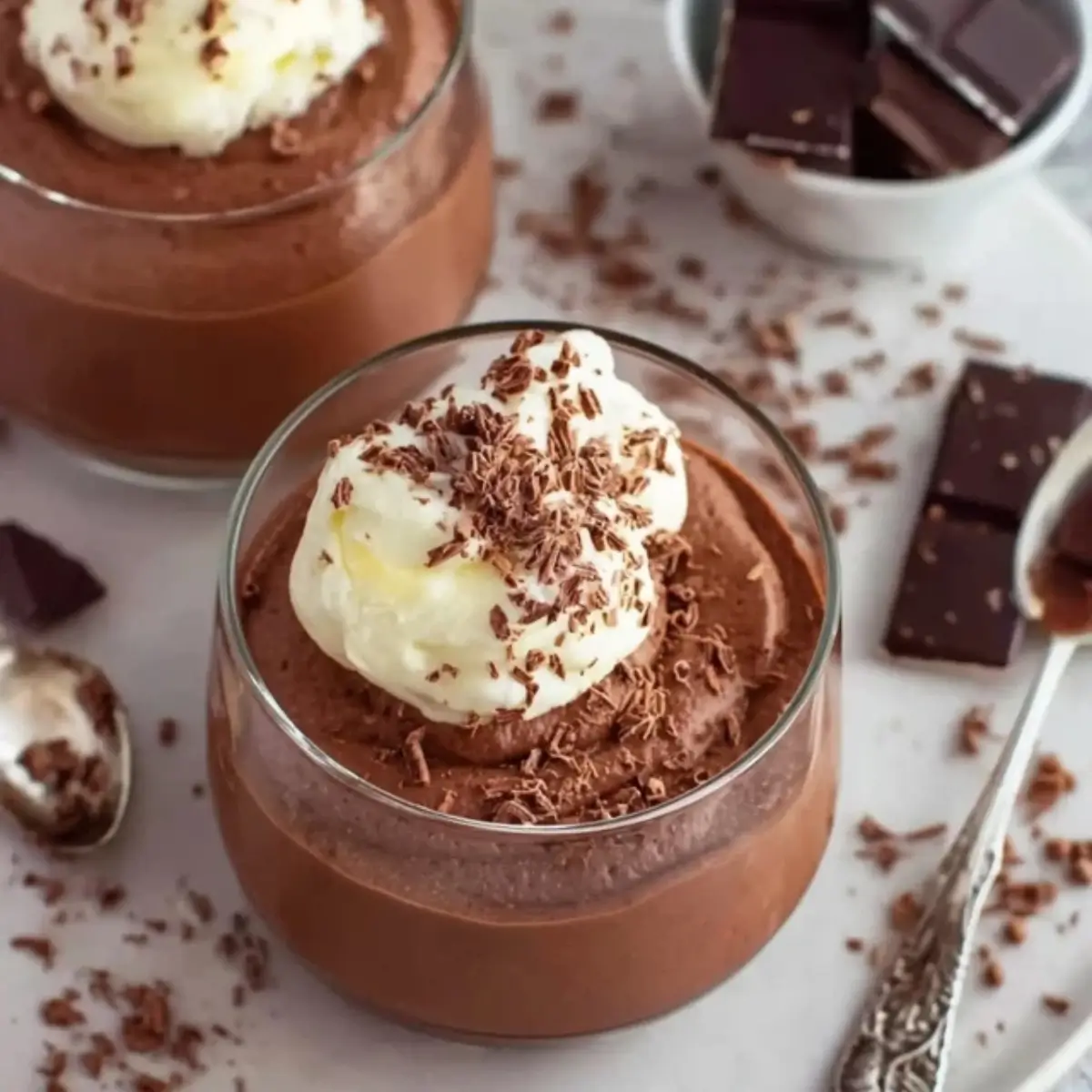 Mousse au Chocolat ohne Ei