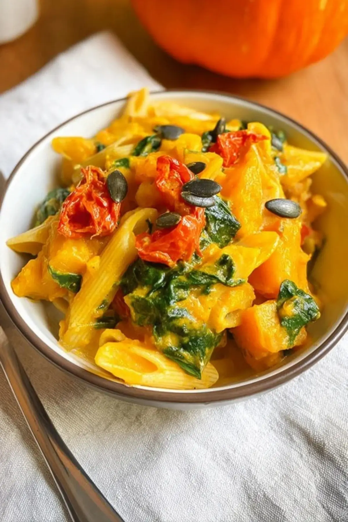 Kurbis Mit Pasta