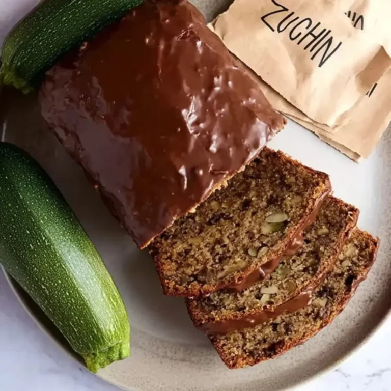 Zucchinikuchen mit Schoko & Nuss