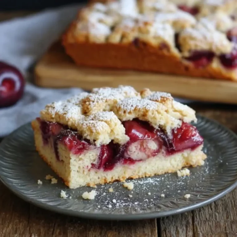 Zwetschgenkuchen mit Quark-Öl-Teig