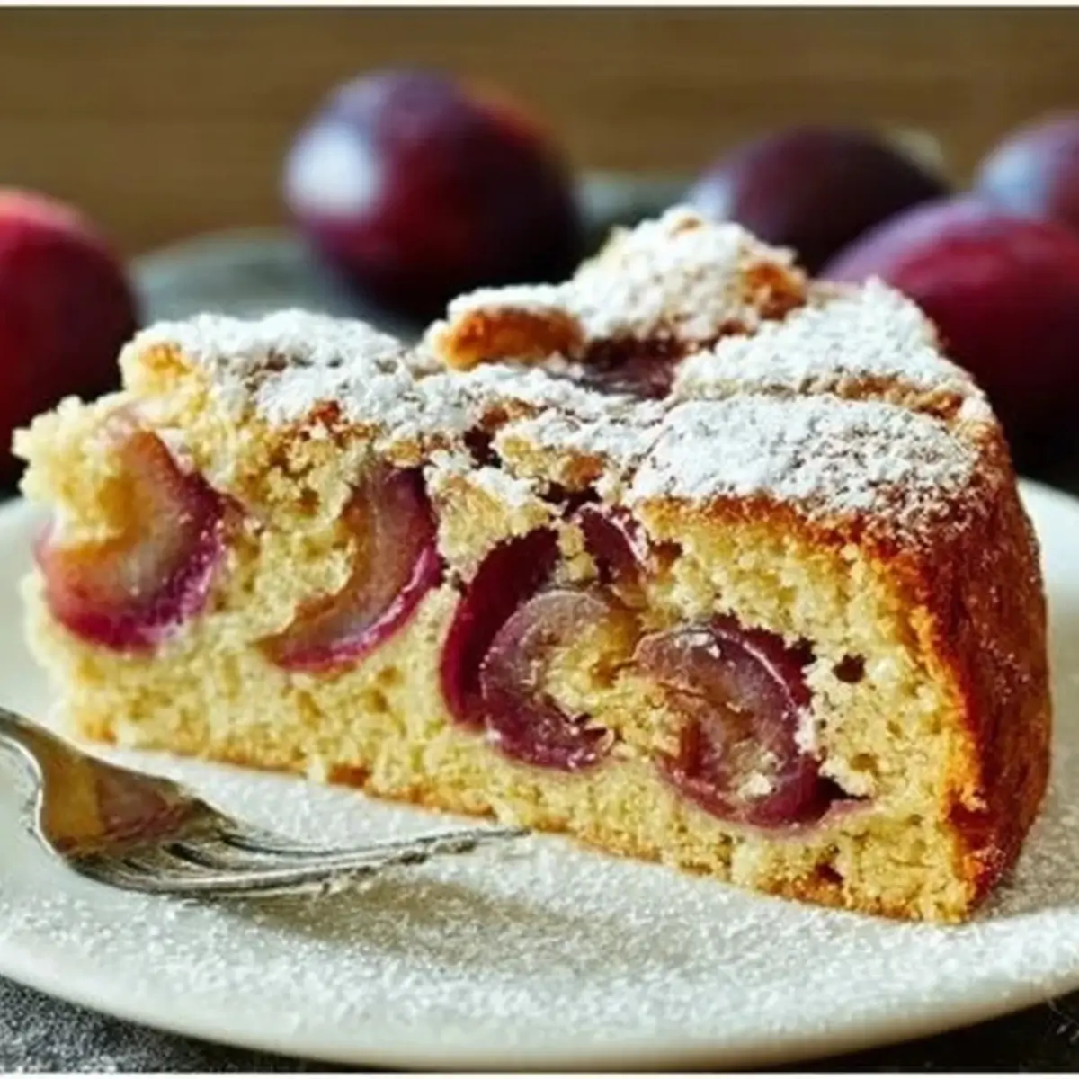 Zwetschgenkuchen mit Rührteig