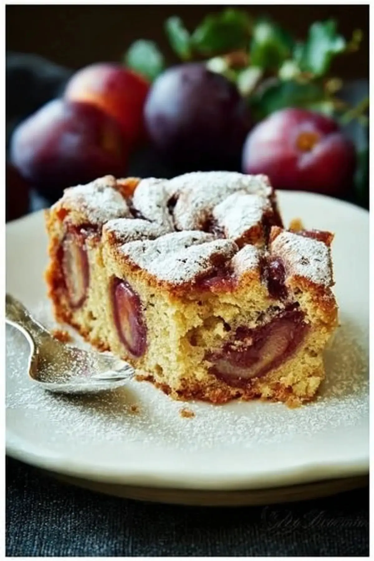 Zwetschgenkuchen mit Rührteig