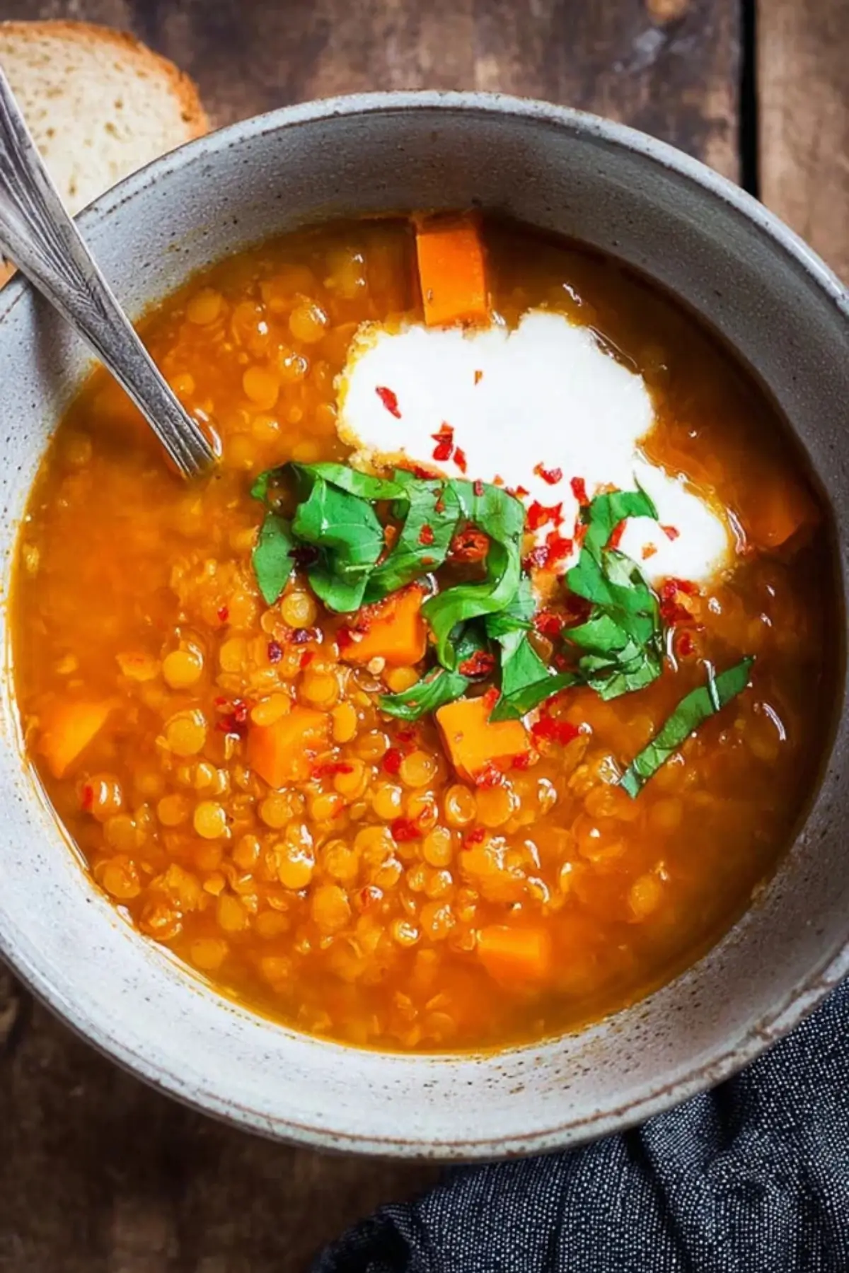 Einfache rote Linsensuppe (schnell und vegan) - Kochkomplizin