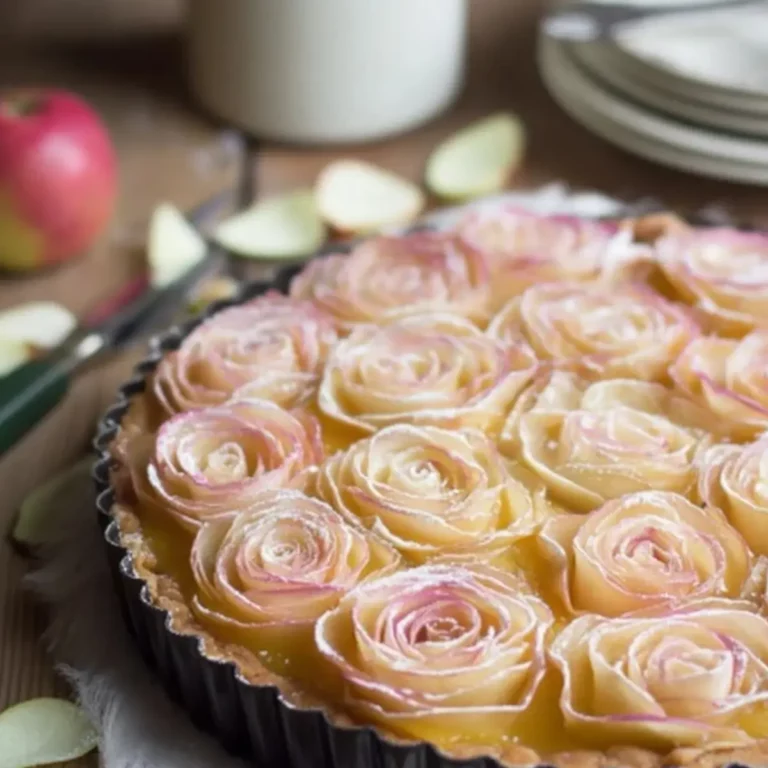 Apfelrosen Tarte