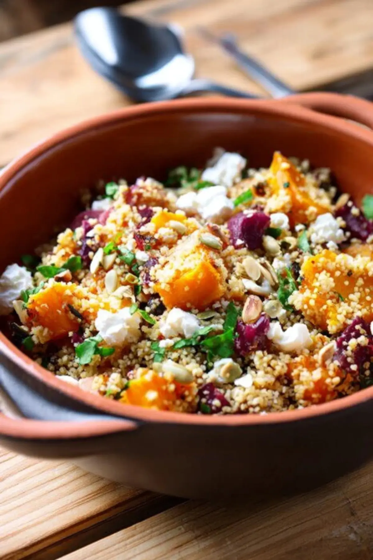 Couscous-Salat mit Kürbis