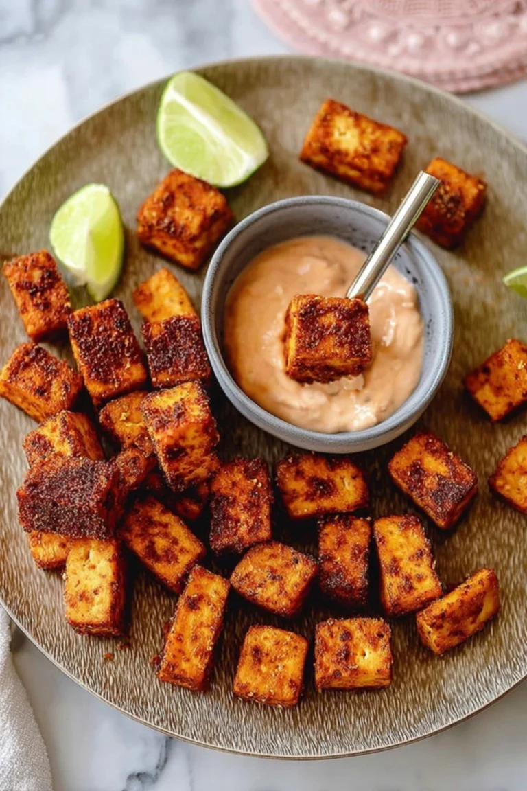 Knuspriger Tofu aus der Heißluftfritteuse