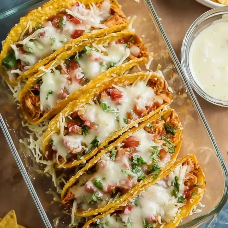 Gebackene Hühnchen-Tacos