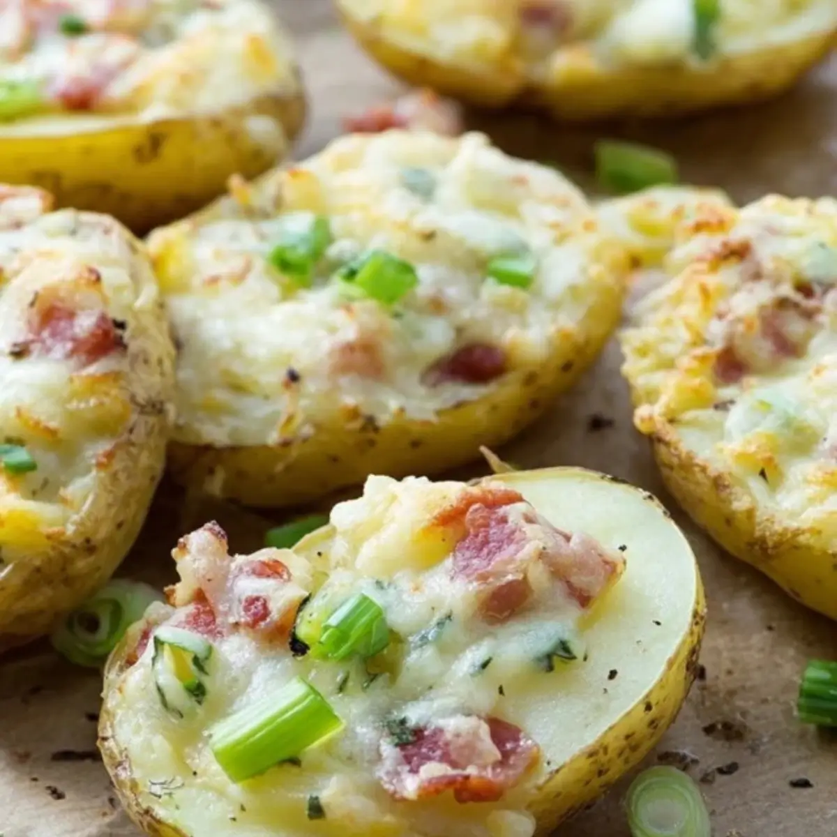 Gefüllte Kartoffeln nach Flammkuchen