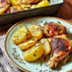 Griechisches Hähnchen mit Kartoffeln