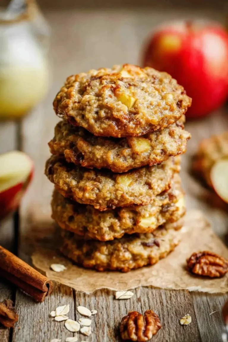 Haferflockenkekse mit Apfel