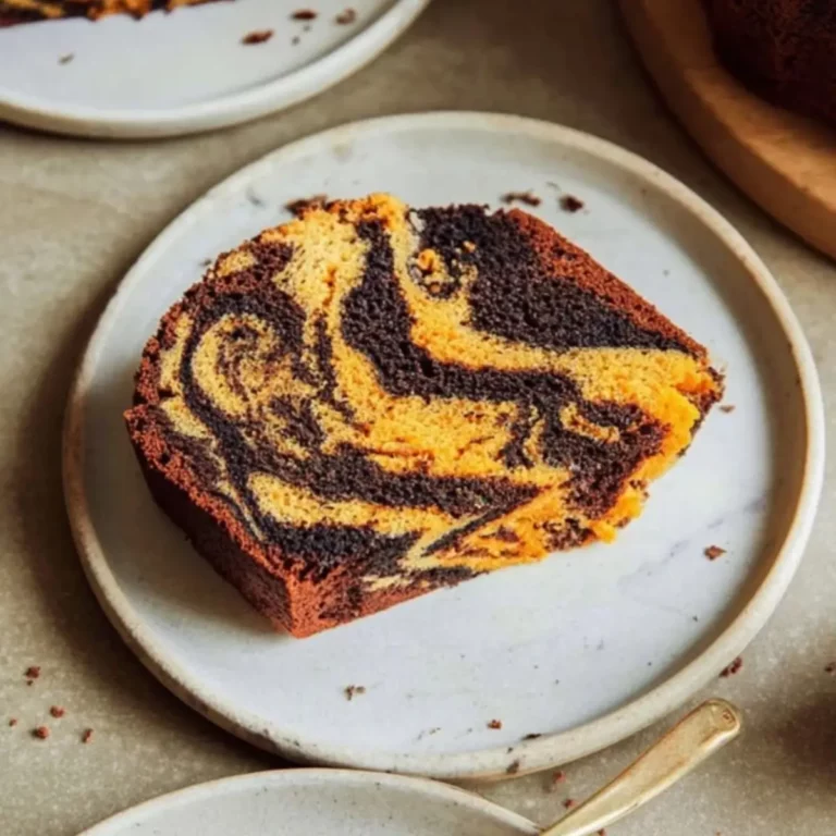 Marmorkuchen mit Kürbis