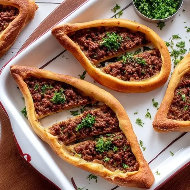 Pide mit Hackfleisch