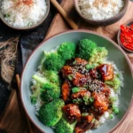 Teriyaki Hähnchen mit Brokkoli