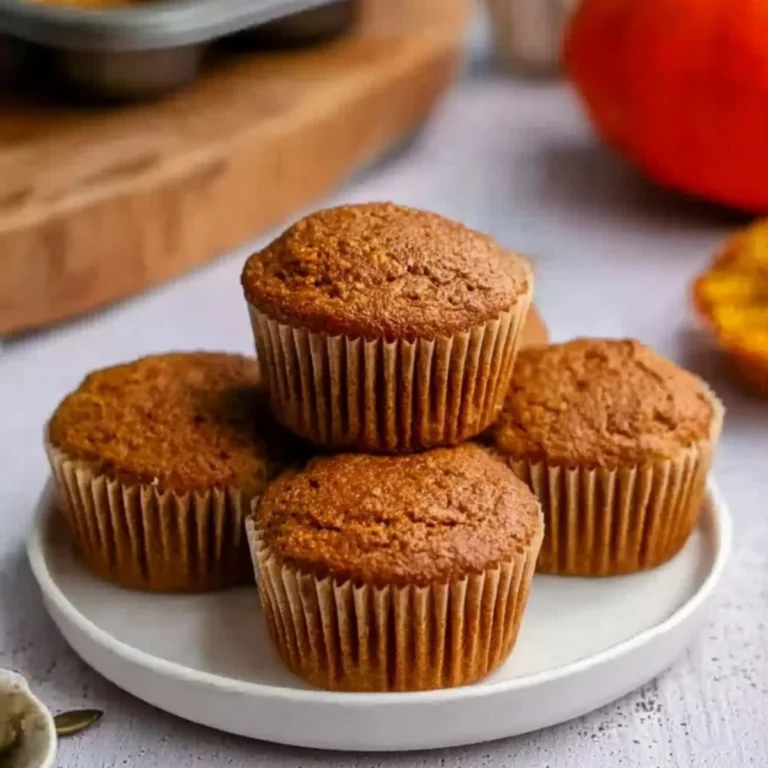 Vegane Kürbismuffins ohne Zucker