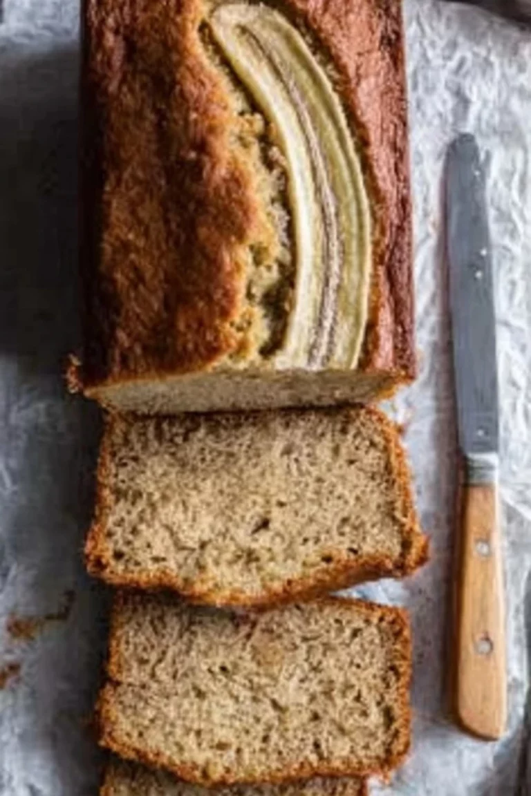 Bananenbrot mit Quark