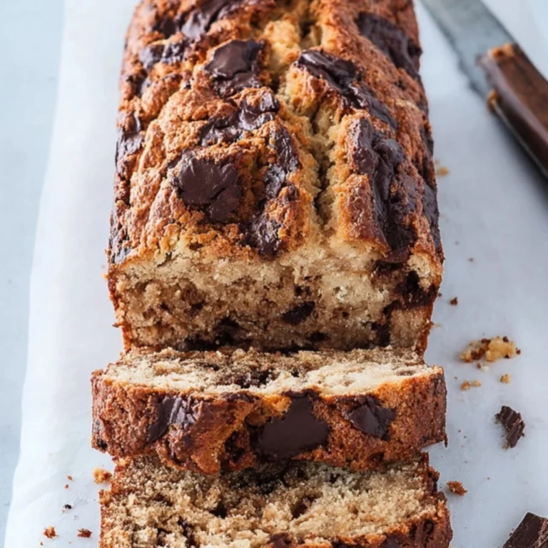 Bananenbrot mit Schokostückchen