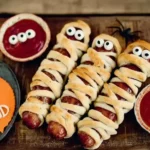 Blätterteig-Würstchen-Mumien