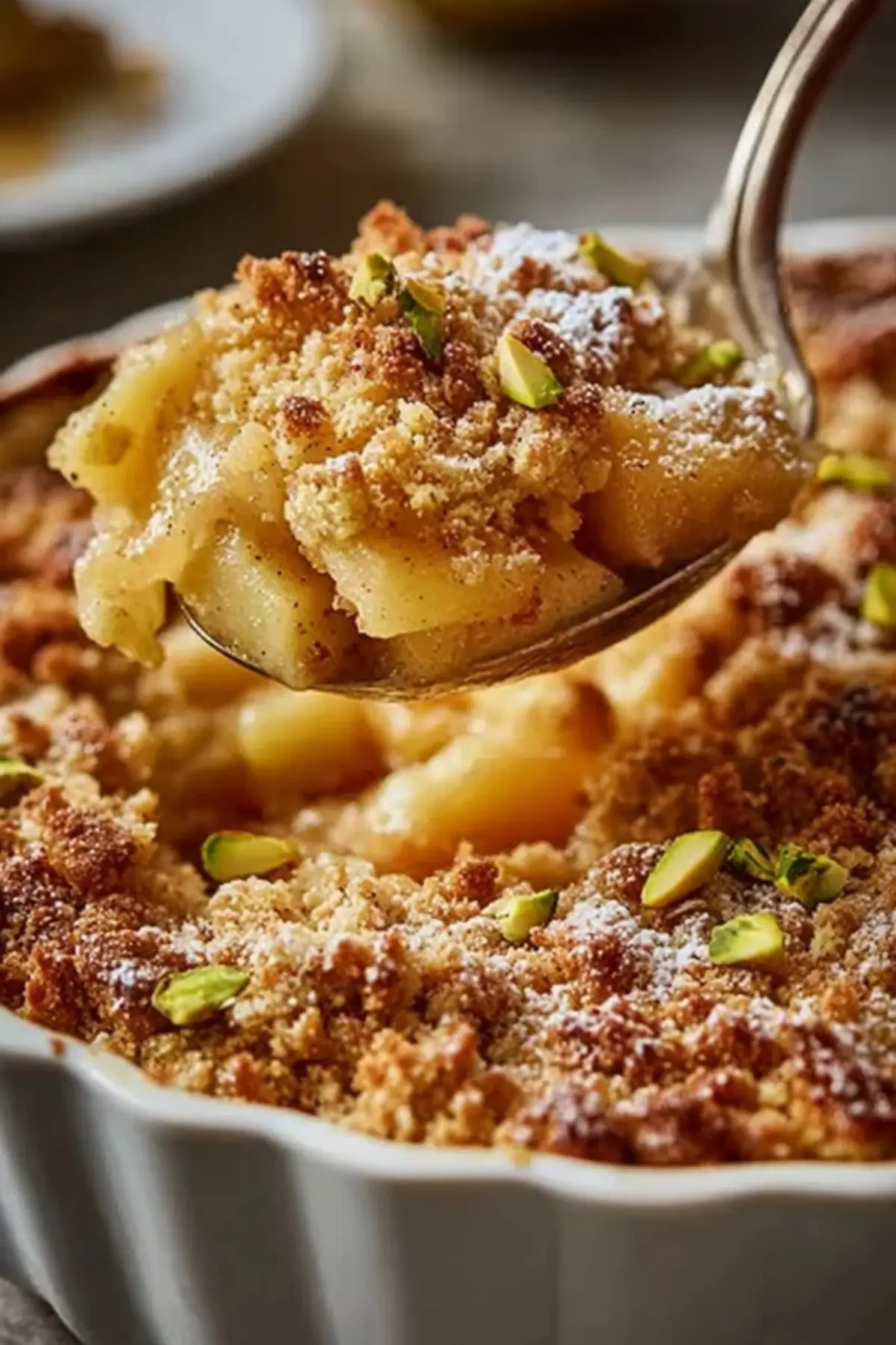 Bratapfel Crumble mit Marzipan – Festlicher Genuss aus dem Ofen ... Bratapfel Crumble mit Marzipan – Festlicher Genuss aus dem Ofen ...