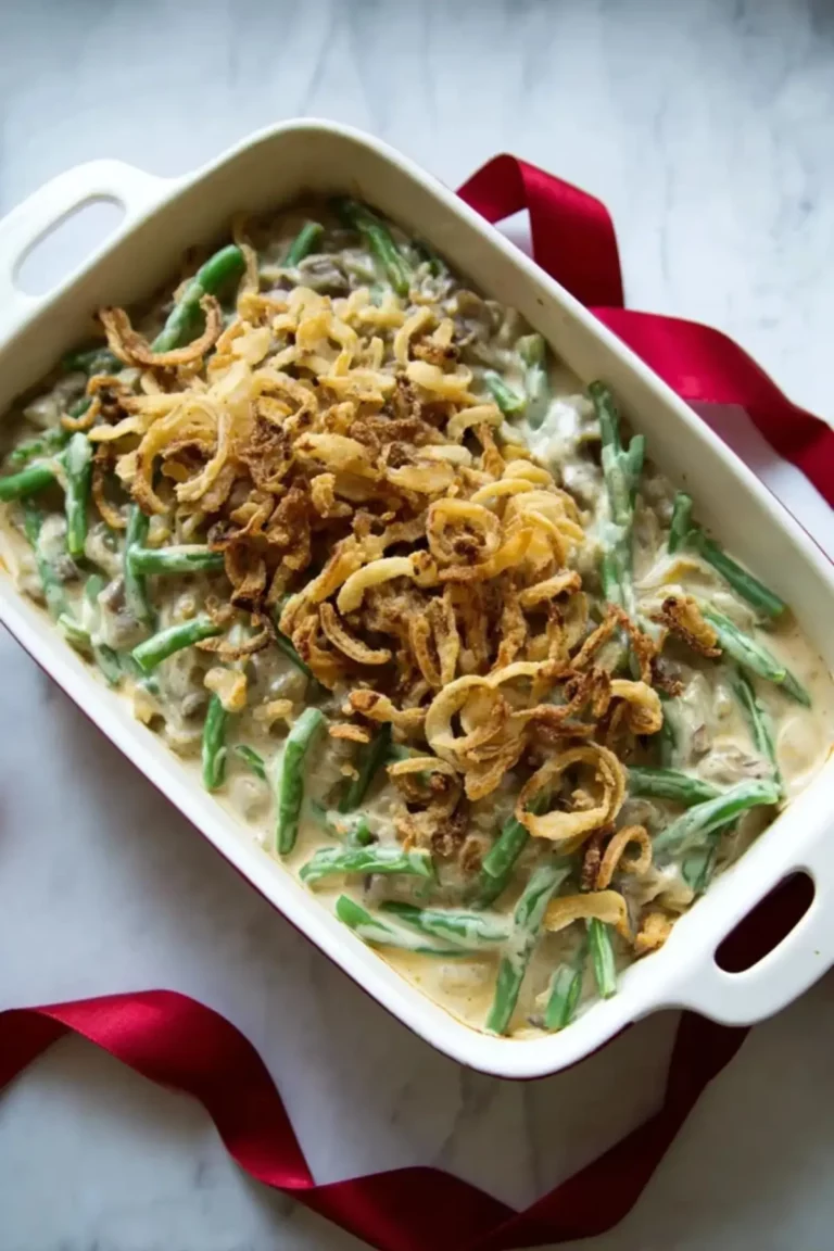 Grüner Bohnen Auflauf