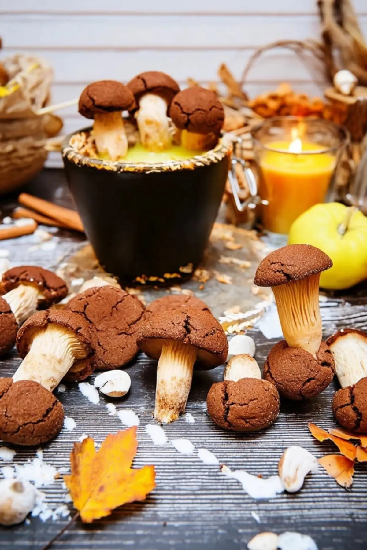 Herbstliche Schokoplätzchen mit Zimt und Zuckerrübensirup