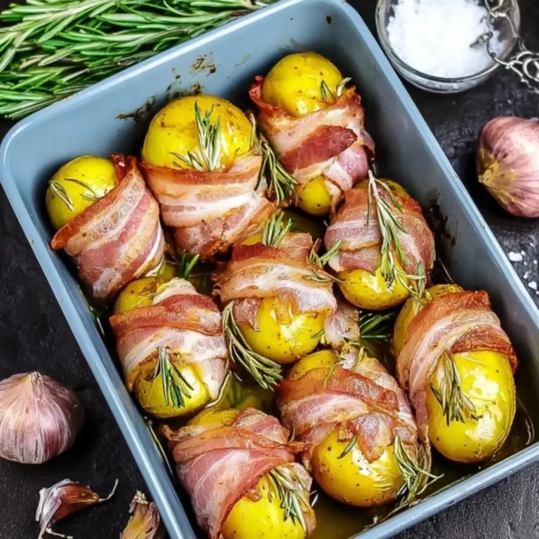 Kartoffeln im Speckmantel