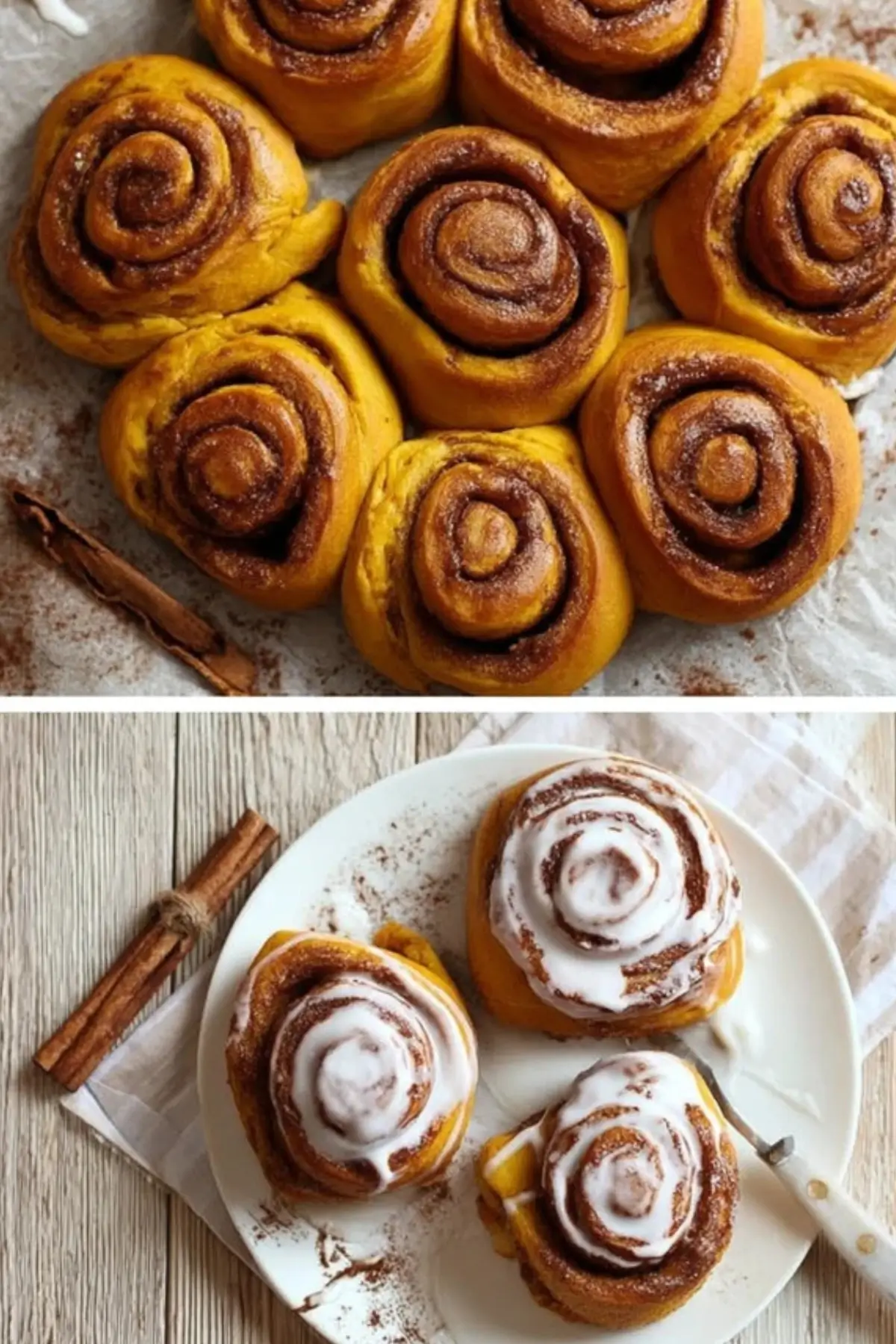 Kürbis Zimtschnecken