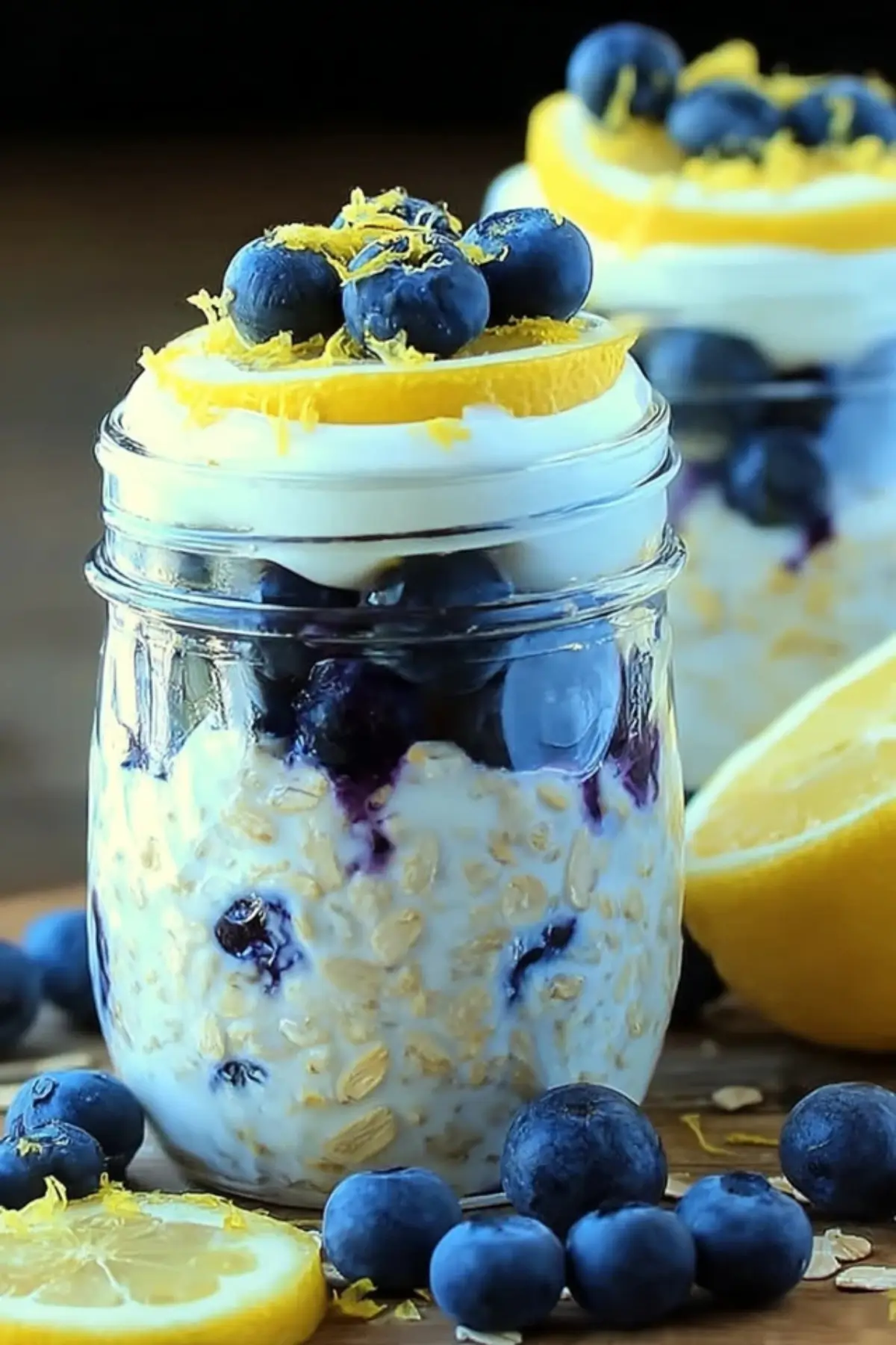 Lemon Blueberry Overnight Oats