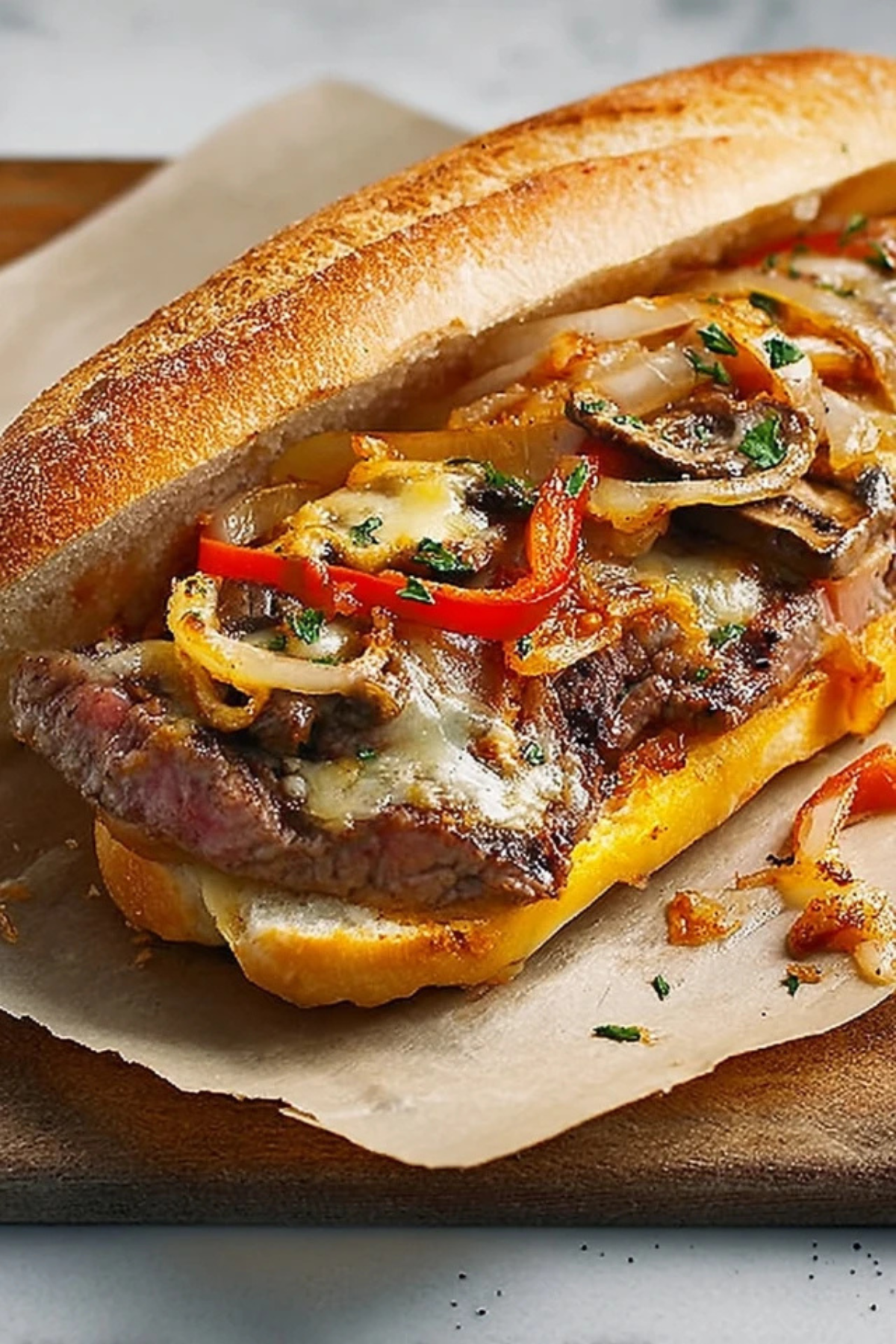 Philly Cheese Steak Sandwich