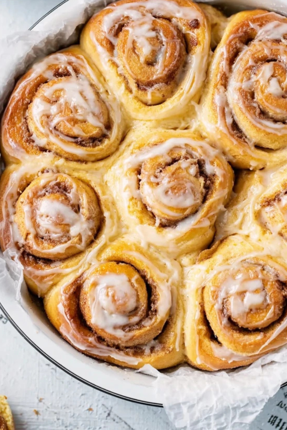 Saftige Zimtschnecken mit Frosting
