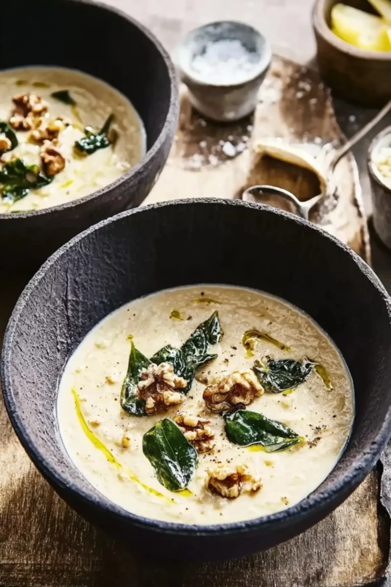 Walnuss-Suppe mit Currybutter – Aromatisch & Cremig genießen