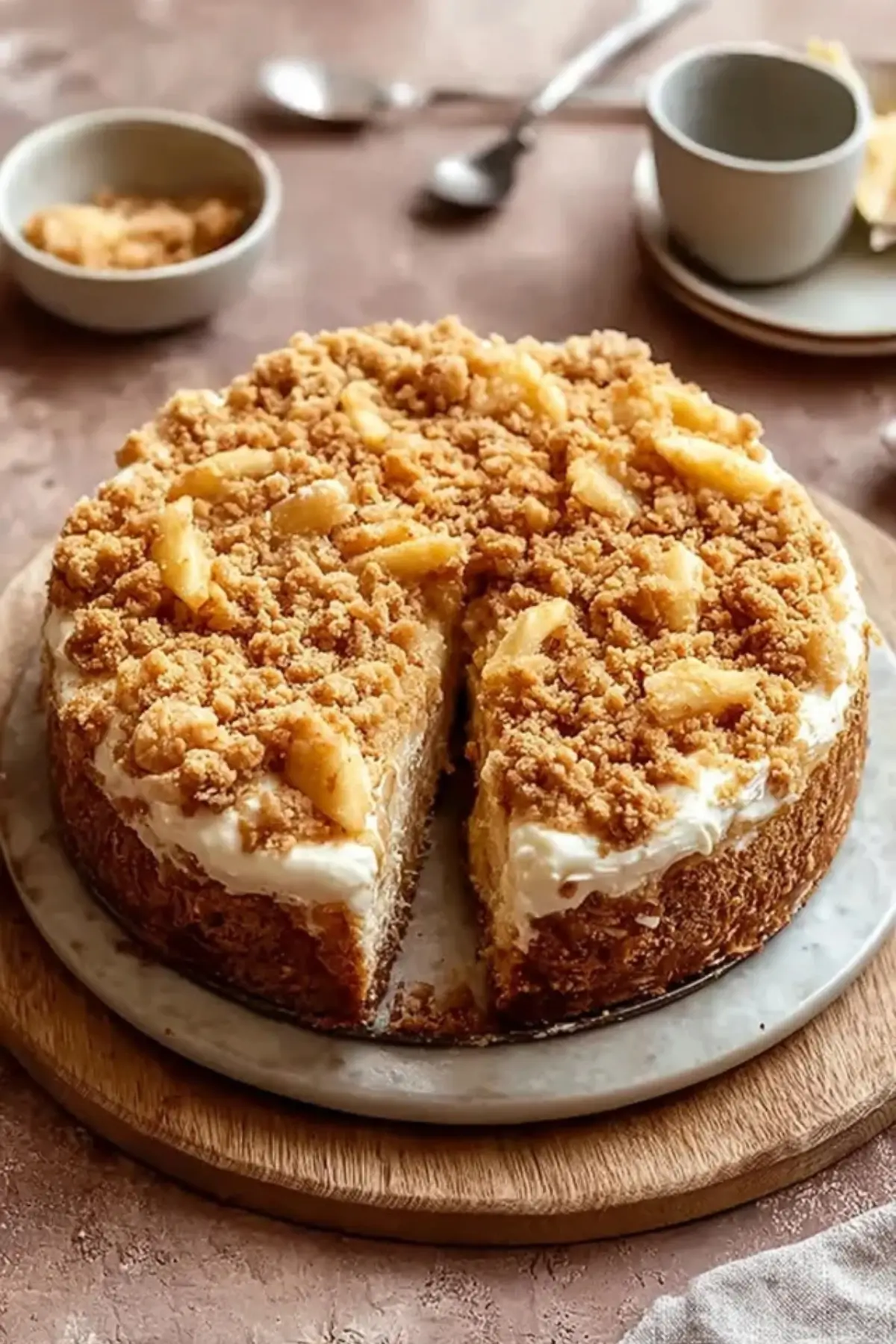 Apfel-Crumble-Käsekuchen: Einfaches Rezept für den perfekten Genuss ...