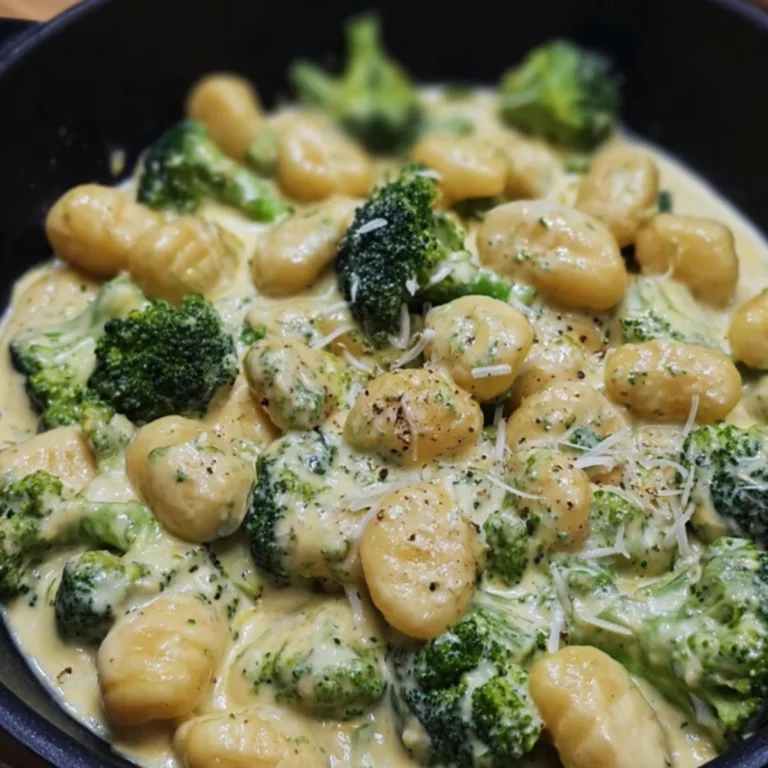 Cremige Gnocchi in Brokkoli-Sahnesoße