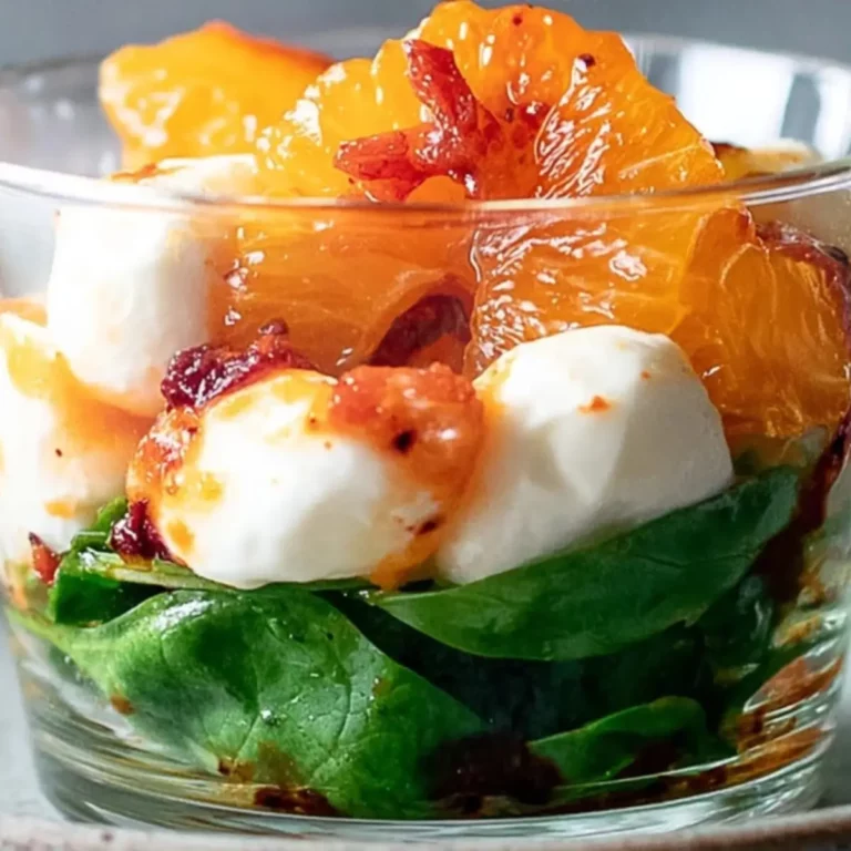 FELDSALAT MIT ORANGEN-CHILI-DRESSING UND MOZZARELLA