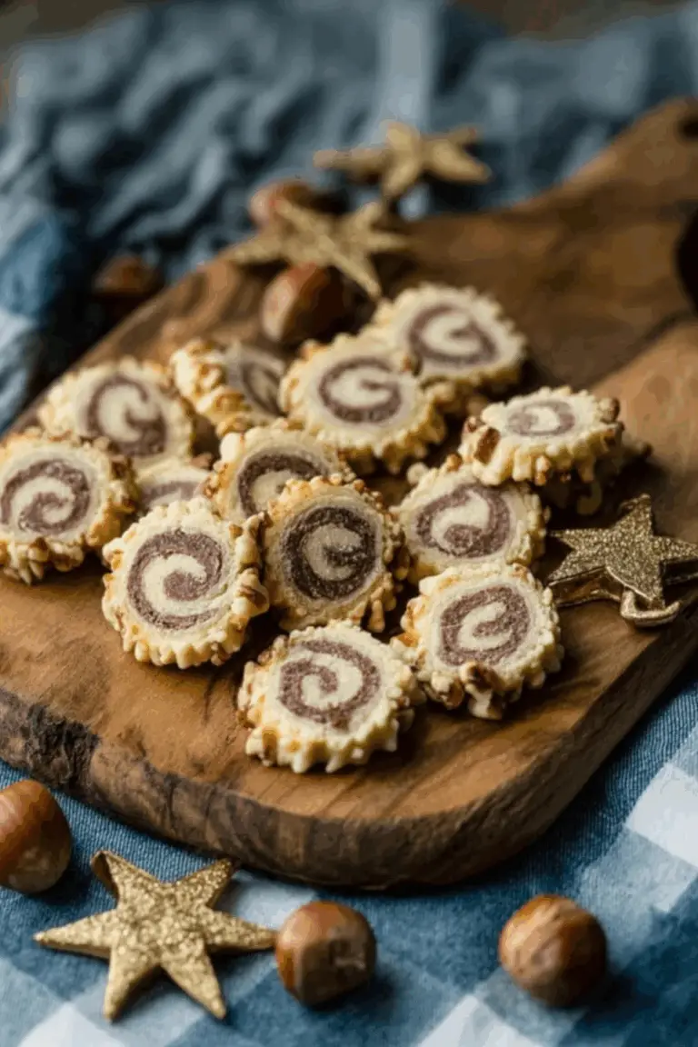 Gedrehte Nuss Plätzchen