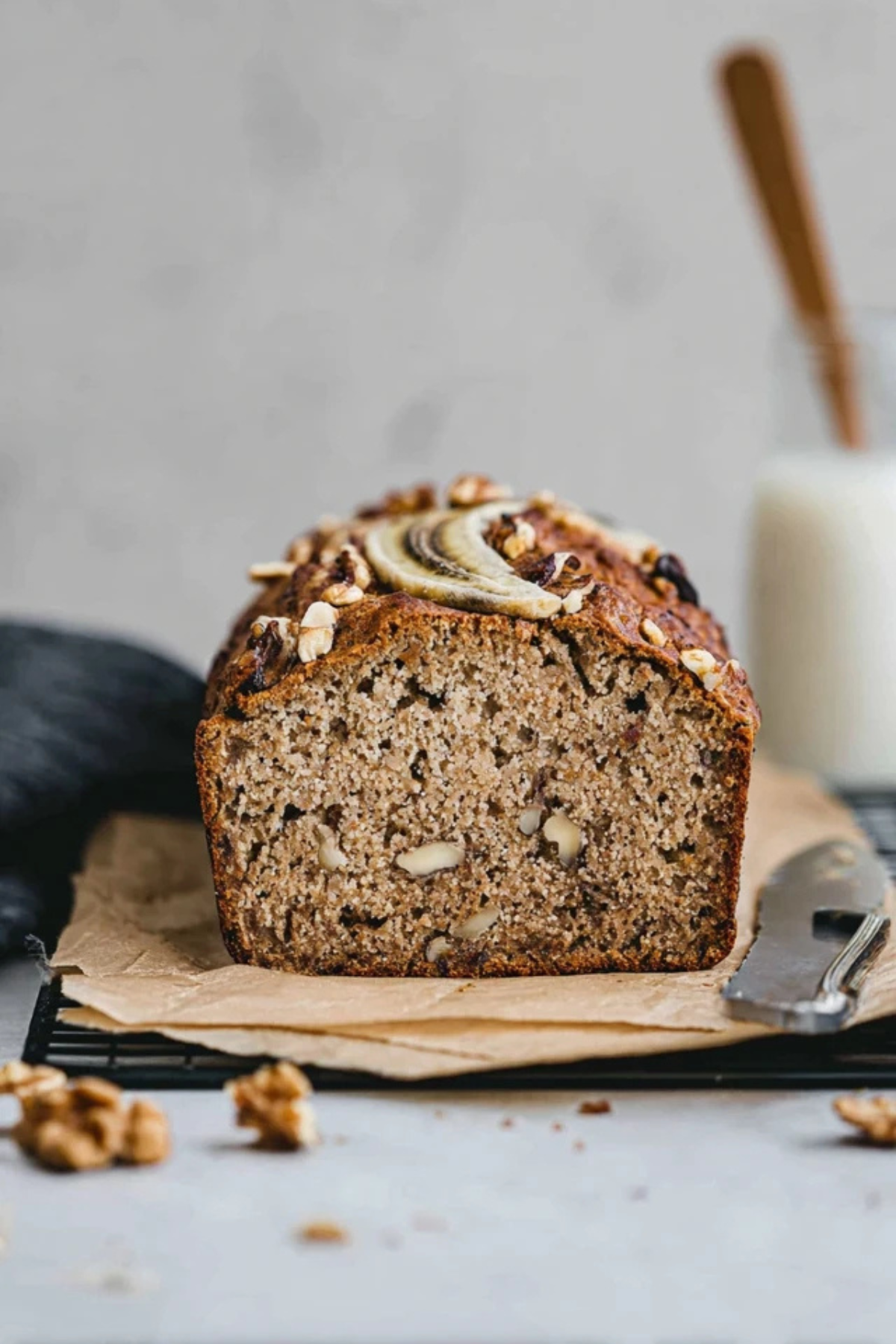 Glutenfreies Bananenbrot mit Walnüssen