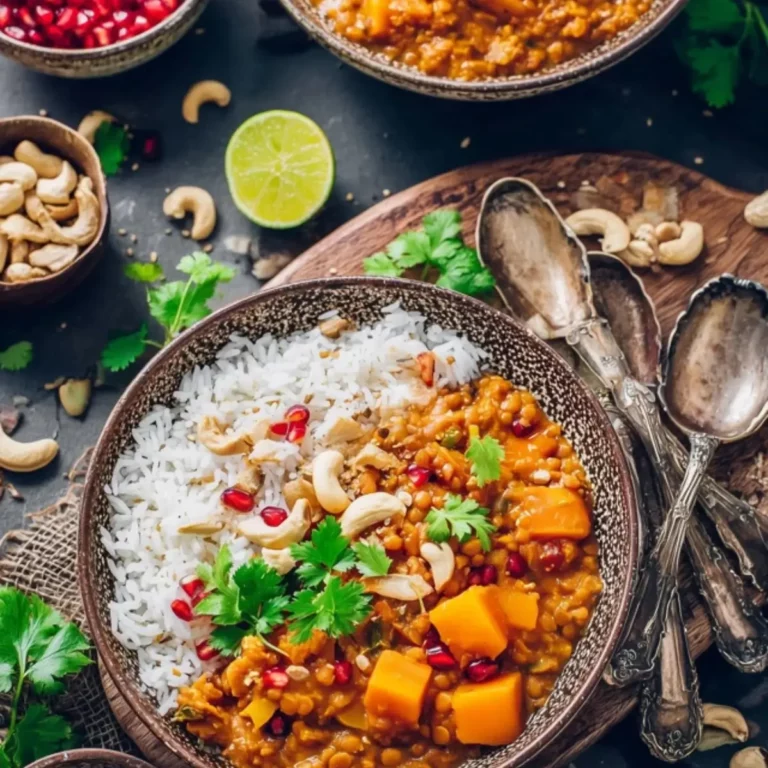 Kürbis-Linsen-Curry