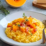 Kürbisrisotto – mit Hokkaido