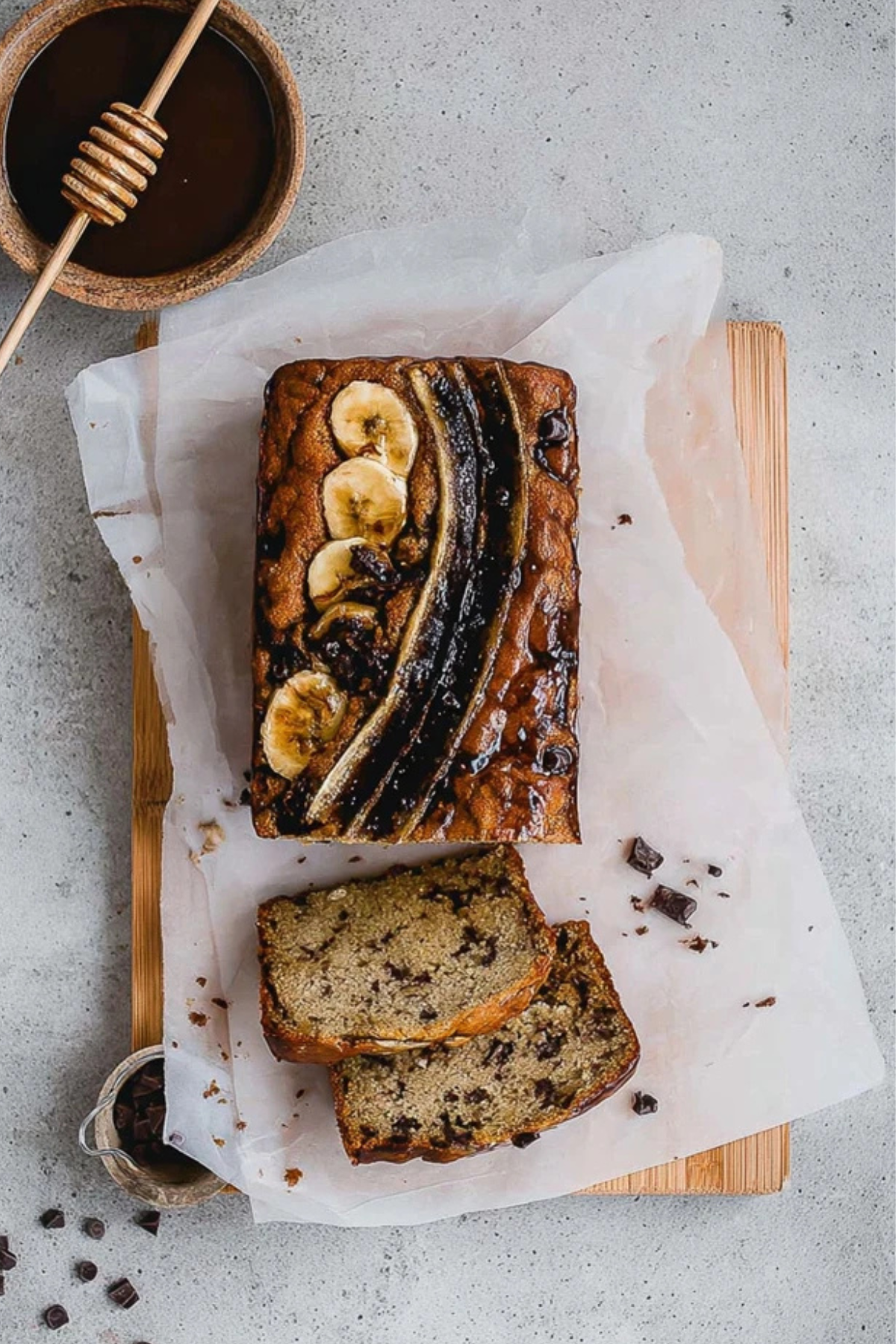 Paleo Bananenbrot mit Schokolade