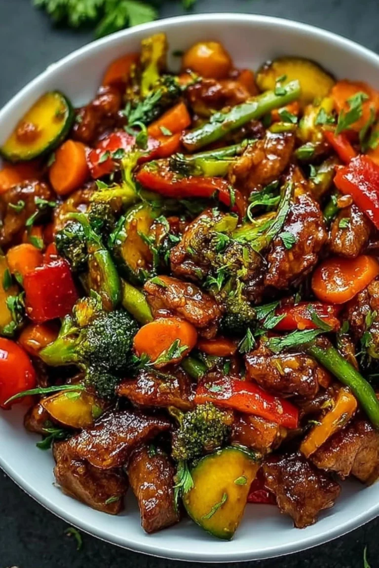 Rindfleischpfanne mit Gemüse