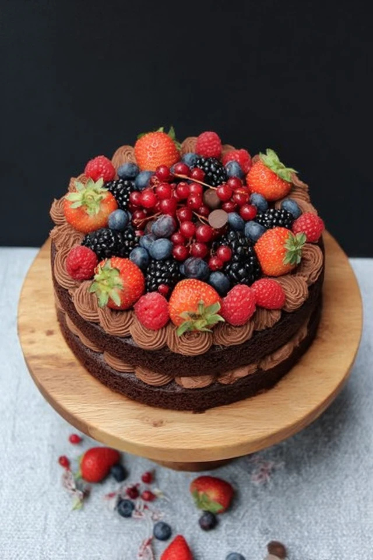 Torte Mit Frchten Dekorieren