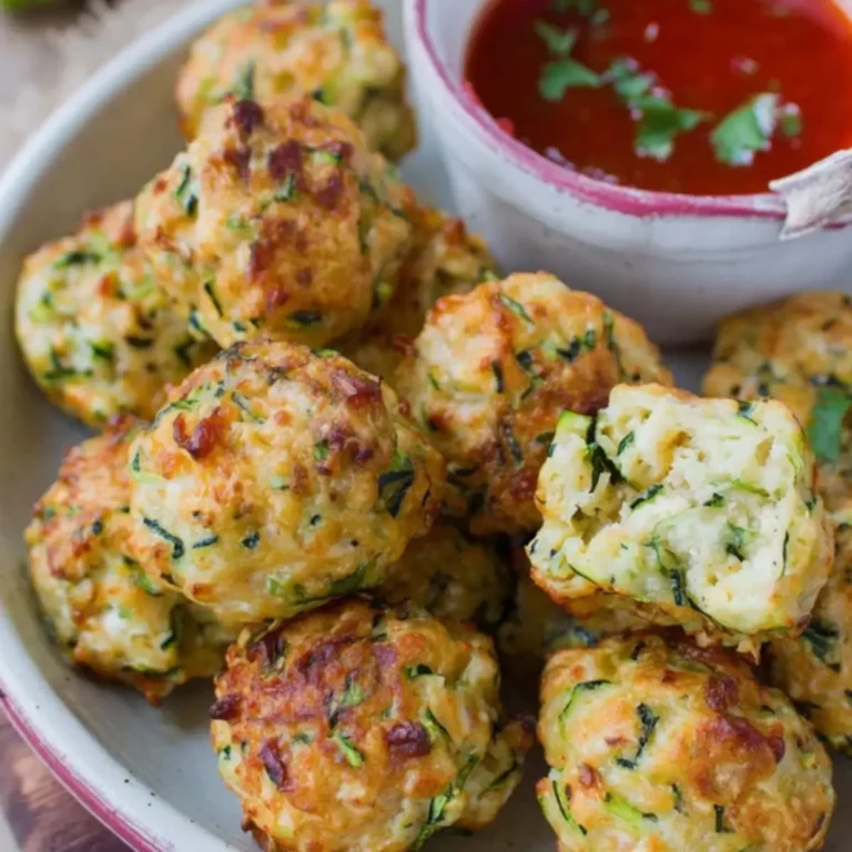 Zucchini-Käse Bällchen